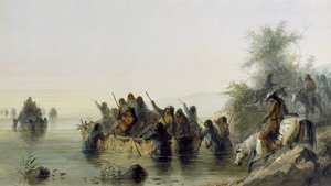 ブル・ボーティング、1858-60（紙にトイレ）